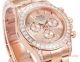 Rolex 1-1 Replica Watch C1 Factory Daytona 4131 40mm Rose Gold with Baguettes (5)_th.jpg
